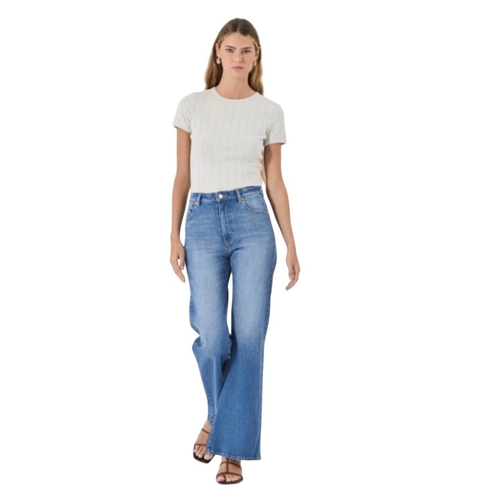 Rolla's Eastcoast Flare Jeans High Rise Wide Leg Blue 25‎